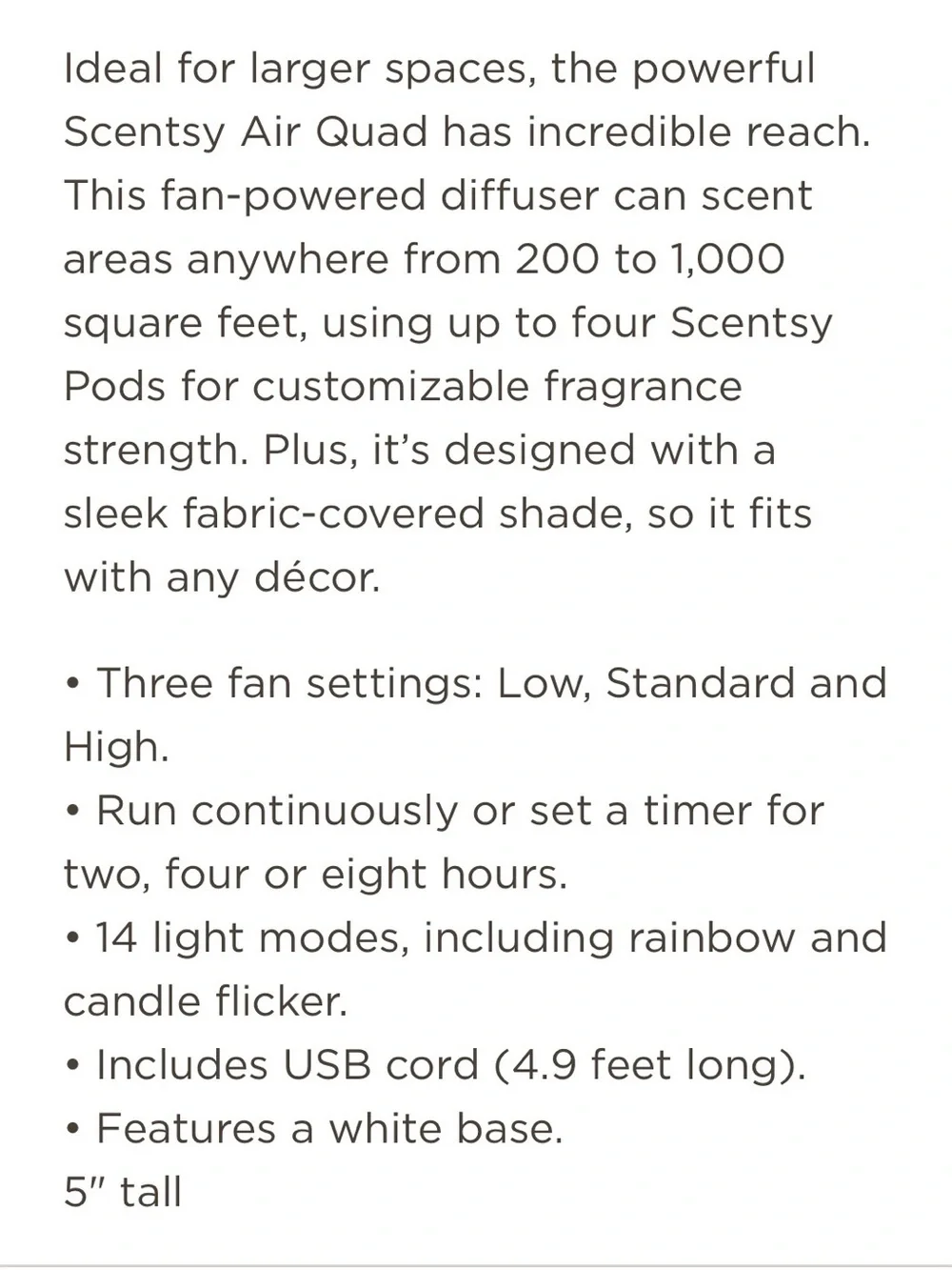 NWT Scentsy Air quad Aromatherapy Diffuser with 4 pod twin packs